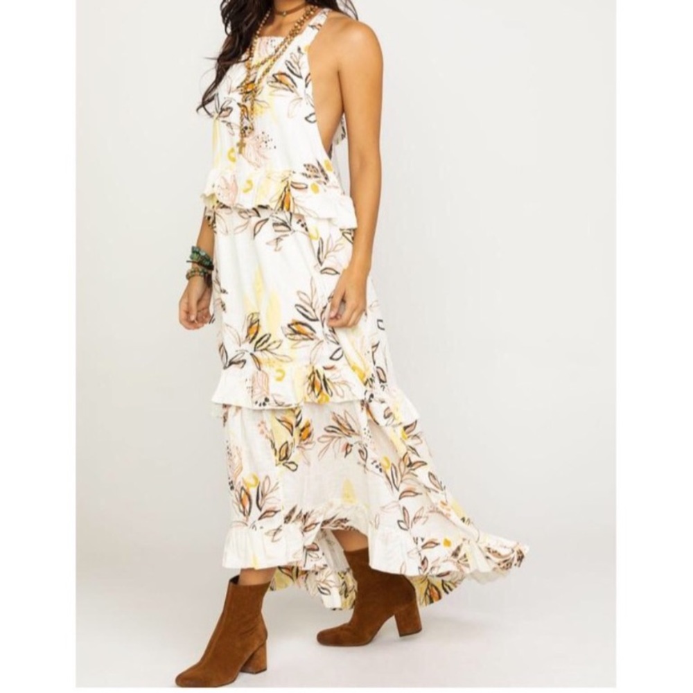 NWT Free People Anita Printed Maxi Dress